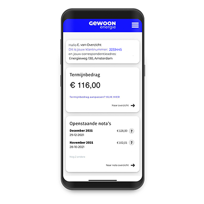 Mijn gewoon app