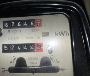 Dubbele anologe meter